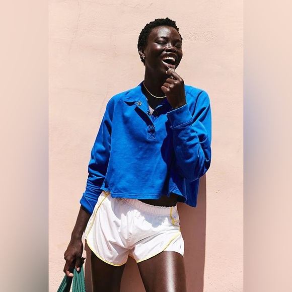 Free People Post Up Rugby Layer Top - Picture 3 of 10